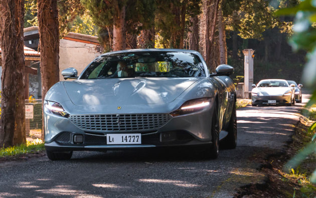 Opio welcomed the Ferrari Roma: 24, 25, 26 October