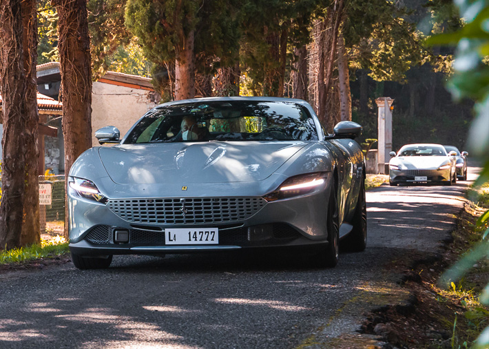 Opio welcomed the Ferrari Roma: 24, 25, 26 October